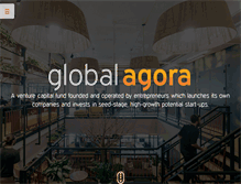 Tablet Screenshot of globalagora.com